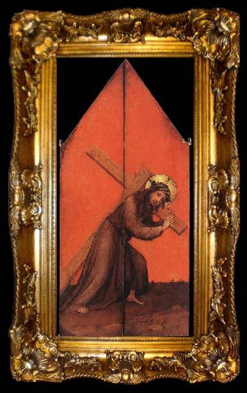 framed  MASTER of Saint Veronica Triptych, ta009-2